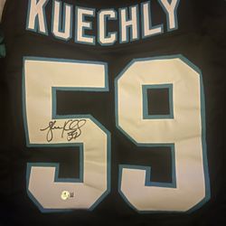 Luke Kuechly Auto Jersey Certified Panthers Jersey
