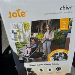 JOIE CHIVE SINGLE TO DOUBLE STROLLER