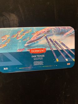 Derwent Inktense 36 Pieces Ink Pencils