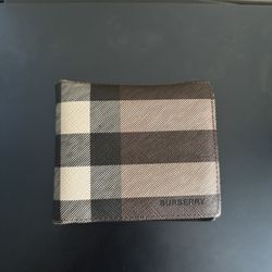Authentic Men’s Burberry Bifold Wallet In Brown