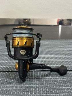 🐠 Preowned Penn Spinfisher VI 4500 Reel With Spiderwire Braid line 🔥 