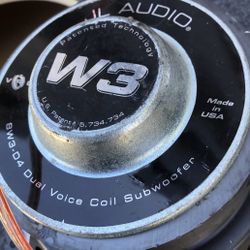 Old School Rare” 8 Inch Jl Audio W-3 Subwoofer 