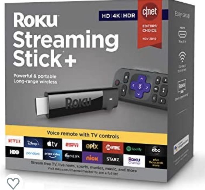 Roku Streaming Stick+ | HD/4K/HDR Streaming Device