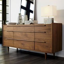 Tate 68” Walnut Dresser