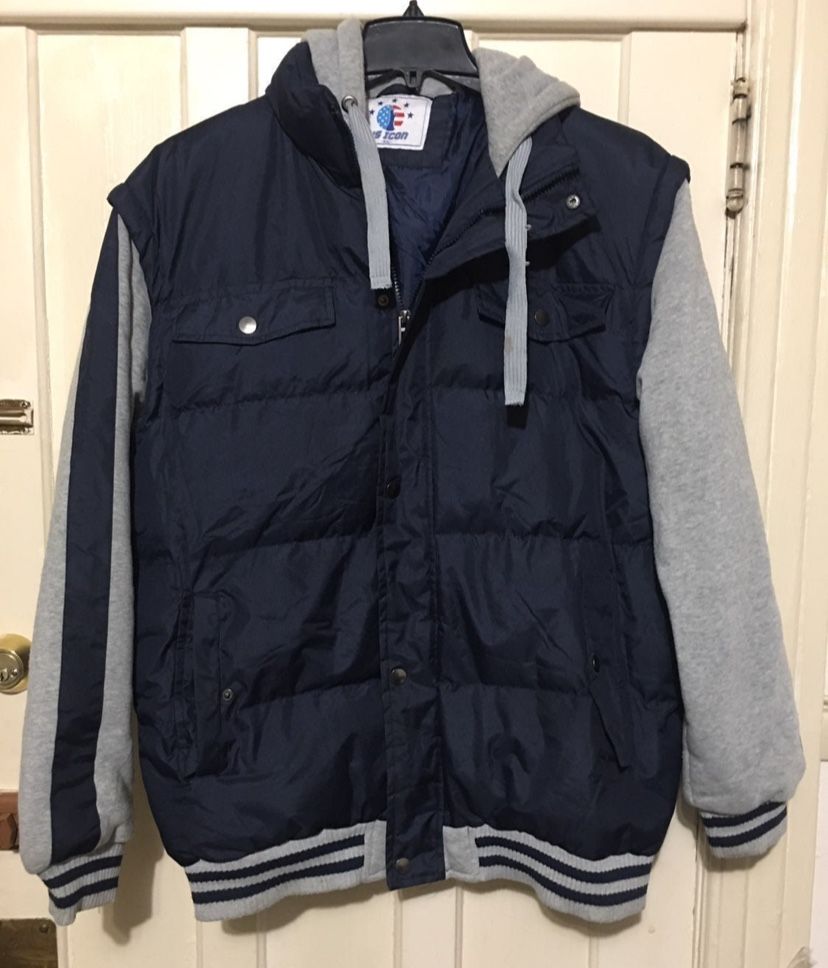 Icon US men’s navy &gray jacket XXL