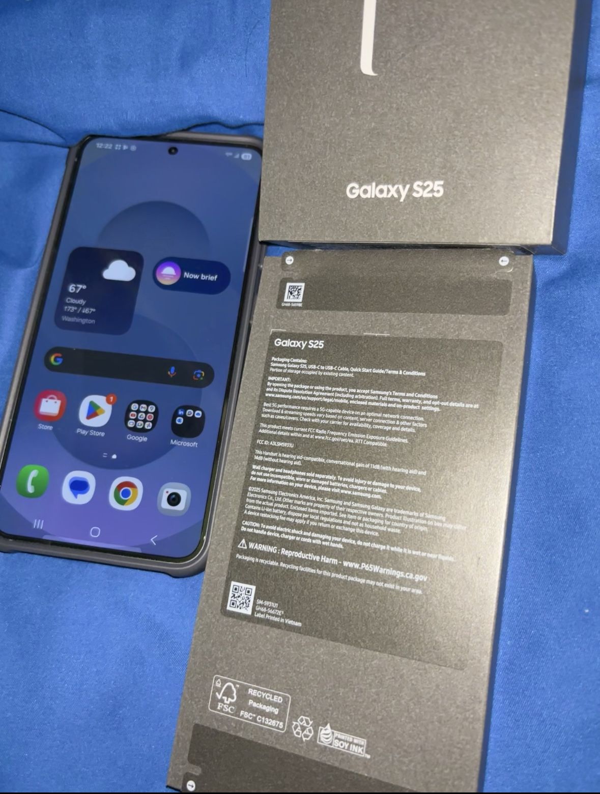 Samsung S25 125GB Unlocked