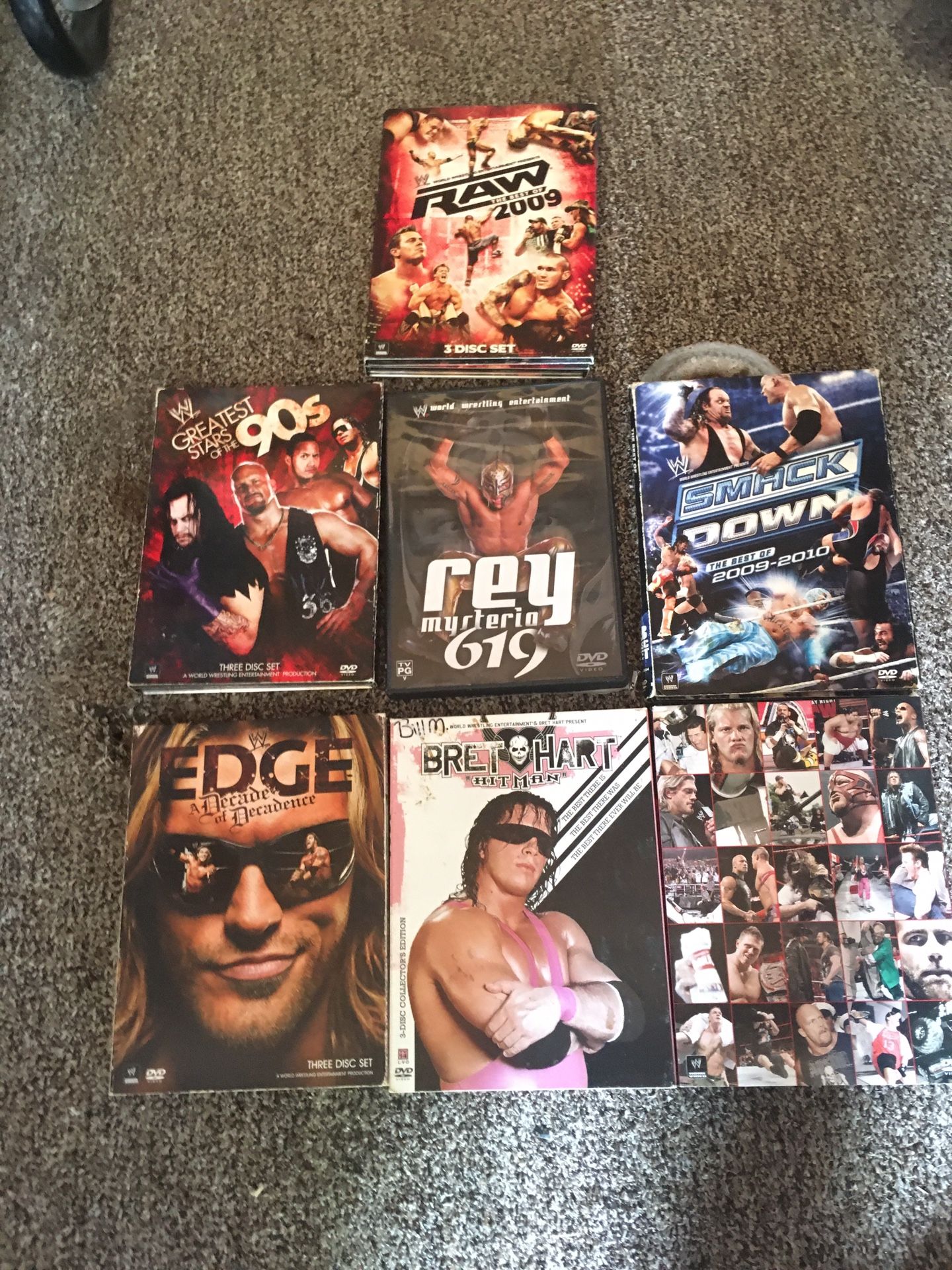 Wrestling DVD collection only $40 firm