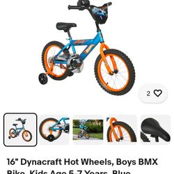 16” Dynacraft Hot Wheels BMX Bike – Used – Kids 5-7 yrs
