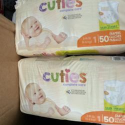 4 Packs Of Diapers 