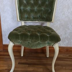 Green Plush Chair