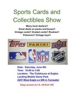 Tumwater Sports Card Show