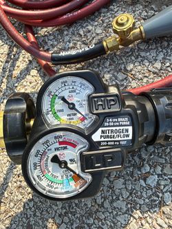 torch kit and nitrogen regulator