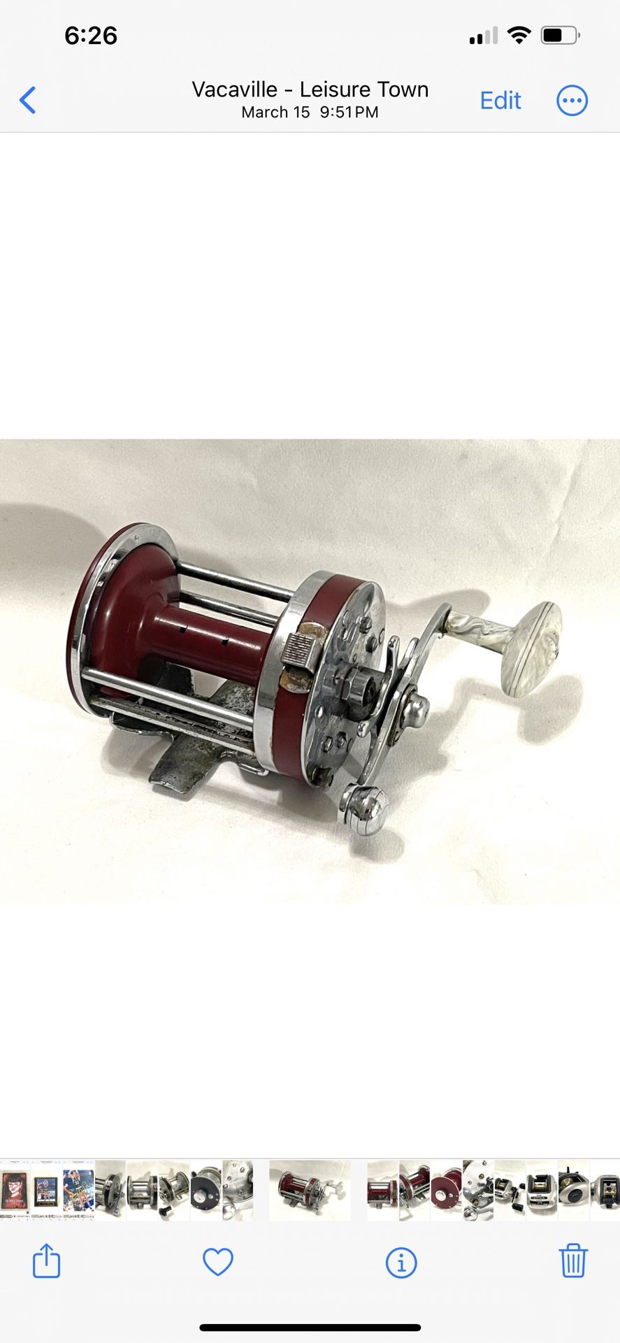 Older Model Great Working Condition Pflueger Sea King #2288 deep-sea fishing reel