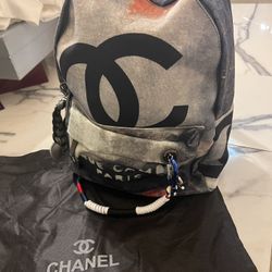 Brand New , Denim Backpack With Dust-Bag