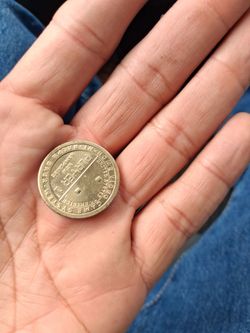 Player one doller coin