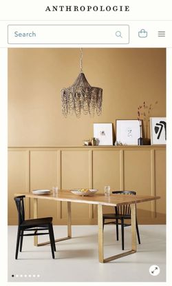 Anthropologie Rectangular Dining Table – Like New, 80in Oak - Tustin, CA