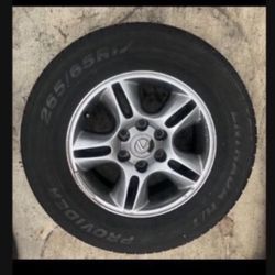 1 — 265/65r17 6x5.5 6x139.7 Stock Gx470 Tacoma Tundra 4Runner Sequoia Rim Wheel Yukon Tahoe Tire!!