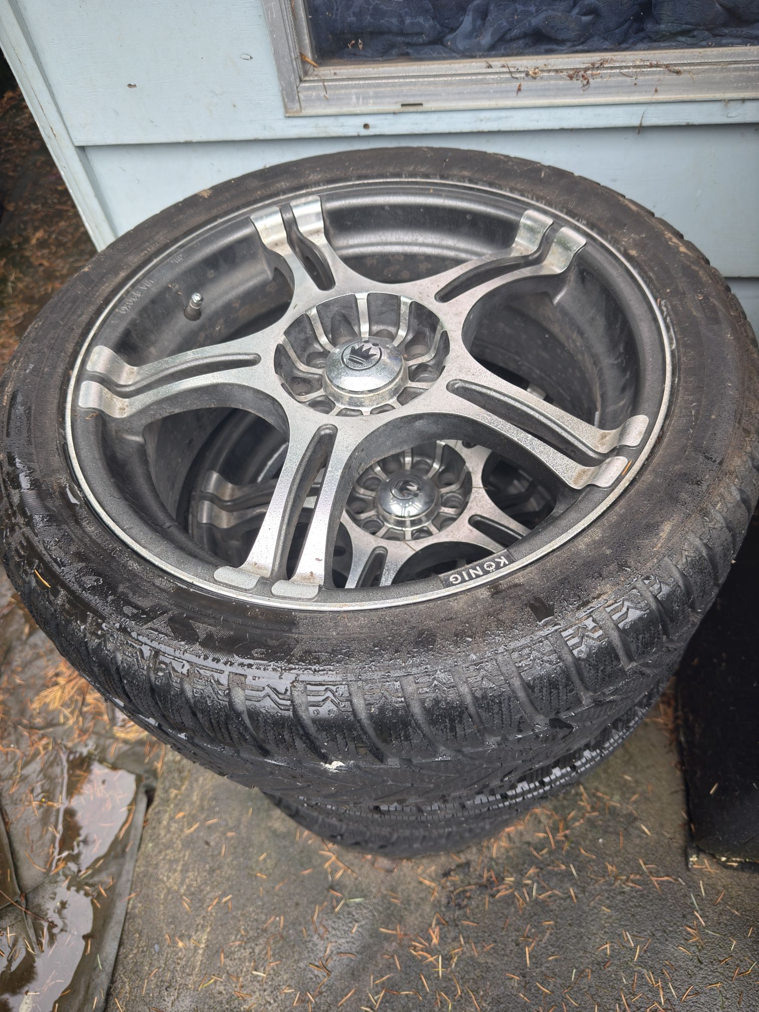 Winter Tires On Konig Wheels