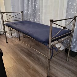 Metal Frame Bedroom Bench
