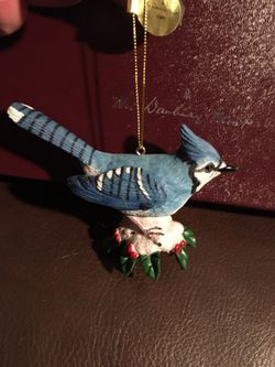 Blue bird Ornament the Danbury mint collection