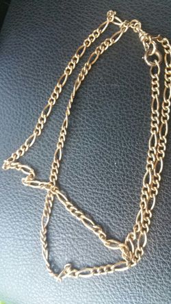 Gold plated watch chain