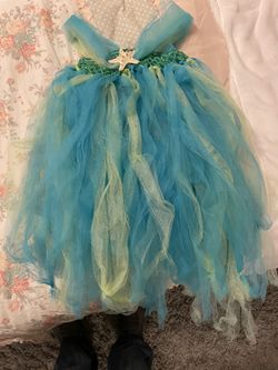 Toddler Mermaid Dress Hand Made 