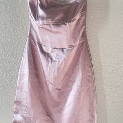 Princess Polly: Rose Pink Strapless Dress Size 0
