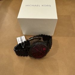 🚨Michael Kors Black Stainless Steel Watch