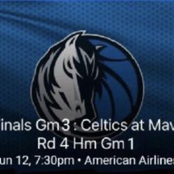 NBA Finals Gm3 : Celtic at Mavericks Rd 4 Gm 1