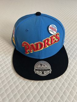 Topps Mitchell & Ness Padres Fitted Hat 7 3/8