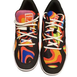 PUMA TRC Blaze Court Lava ocean dive-fiery coral size 9 style code 377396 01 multicolor