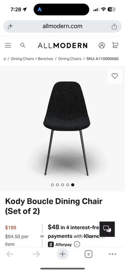Kody Boucle Dining Chair