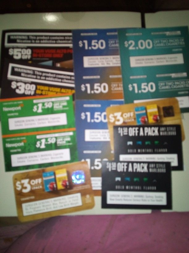 Marlboro camel newport skoal grizzly coupons