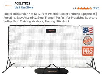 Lightly Used Soccer Rebounder 6x 12