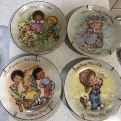Precious moments set of plates