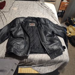 River Road Leather 48 Men Riden Coat