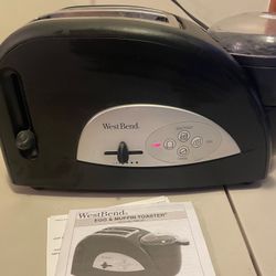 WESTBEND TOASTER/EGG MAKER/MUFFIN WARMER