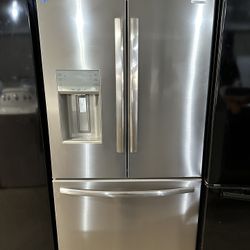 Refrigerator Frigidaire Stainless Steel French Doors New