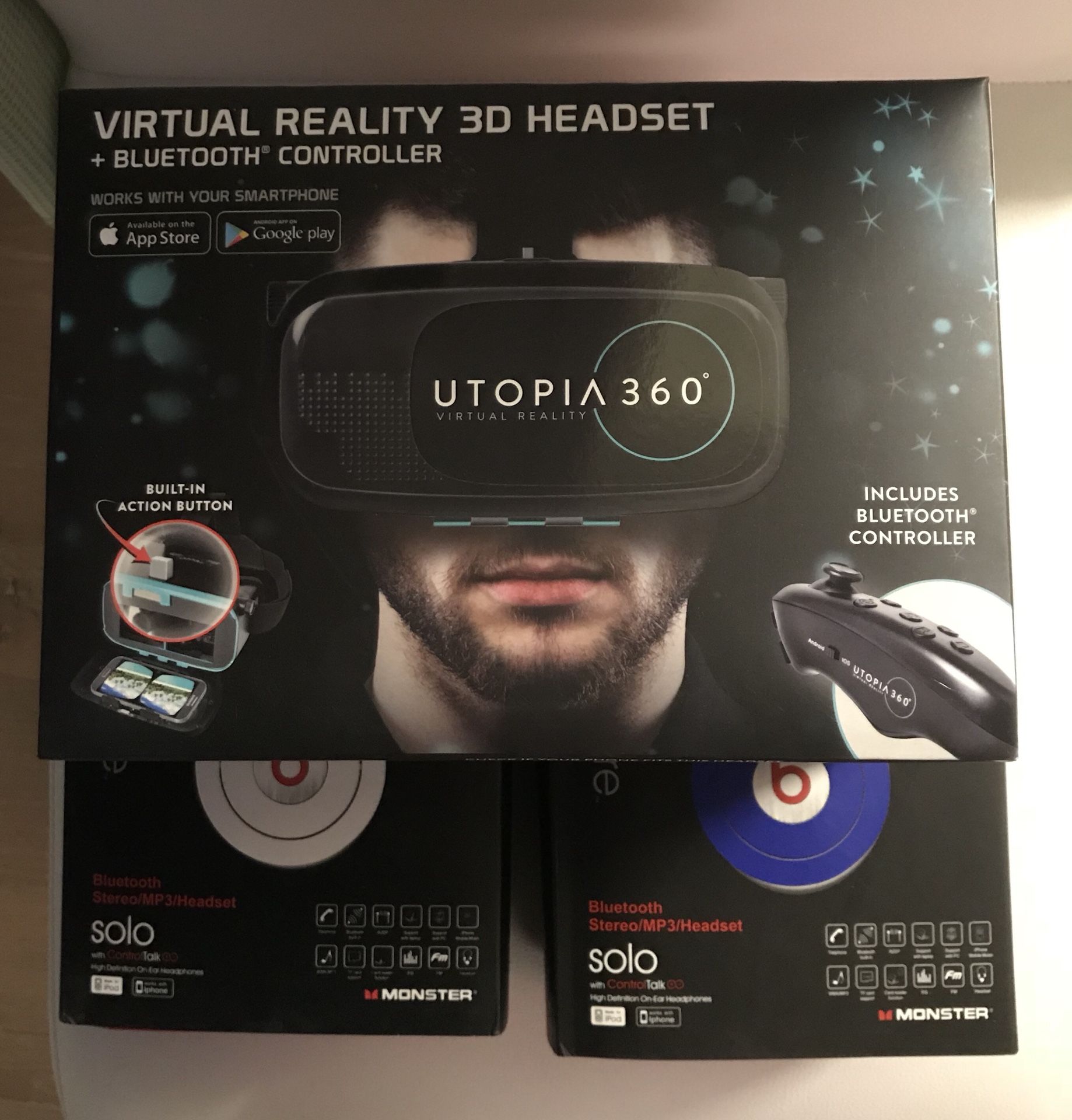 UTOPIA 360 VIRTUAL REALITY HEADSET