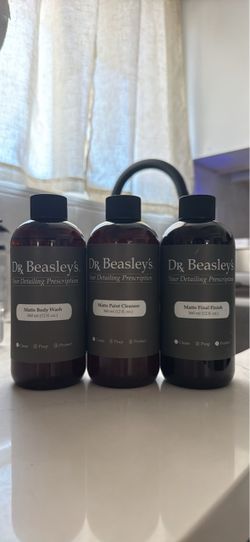 Dr. Beasley's Matte Car Care 3-Bottle Set