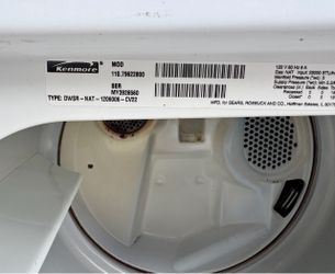 Kenmore Gas Dryer Model 110.(contact info removed)0