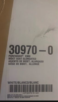Kohler Bidet Seat Eloganted Purewash E880