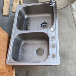 Kitchen sink -Double Steel Sink