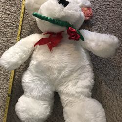 Large Stuffed Teddy Bear With Rose