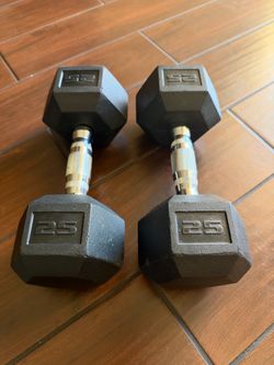 25lbs Dumbbells Set