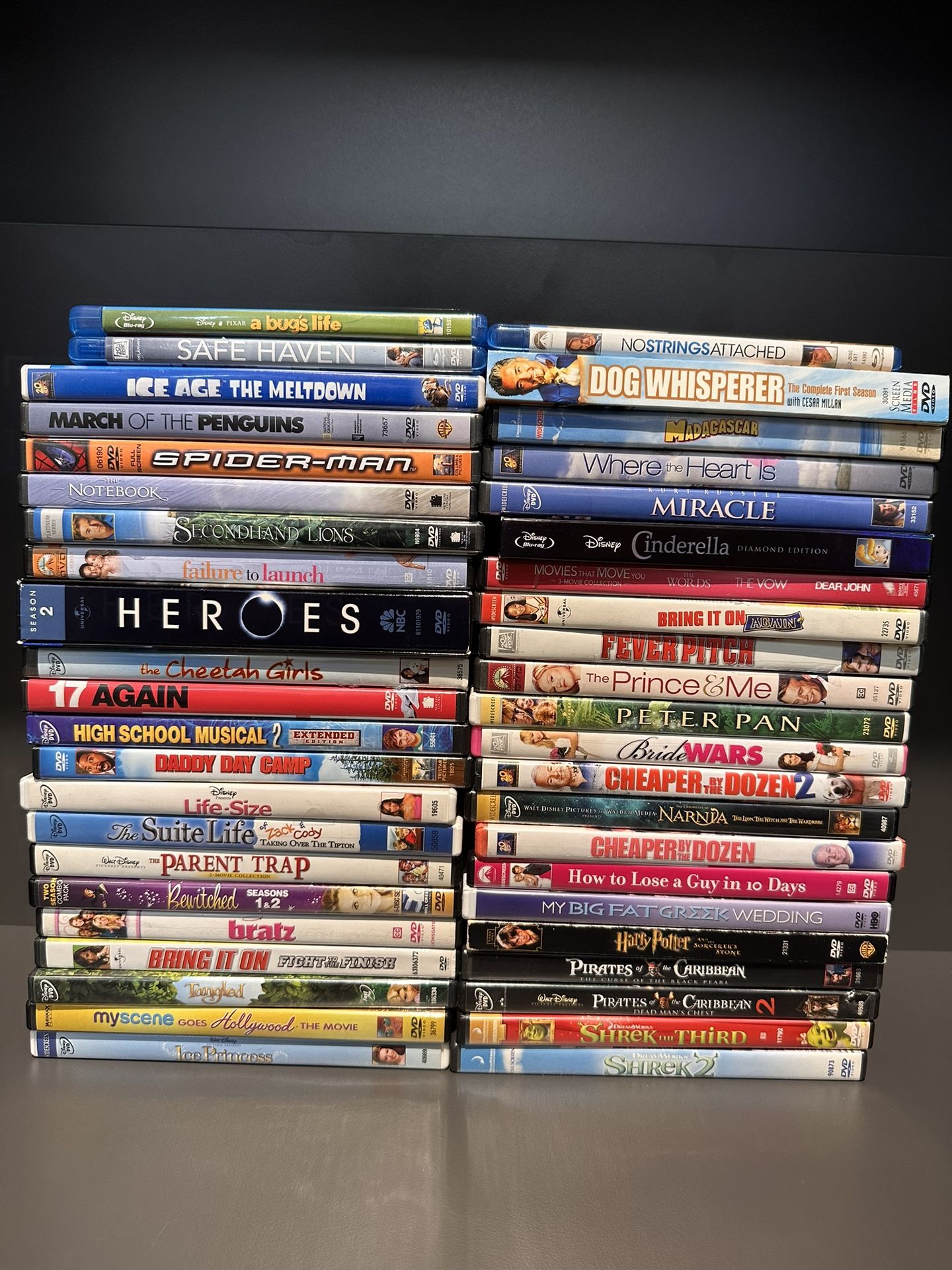 Family DVD Collection for Sale! Perfect for movie nights with the kids