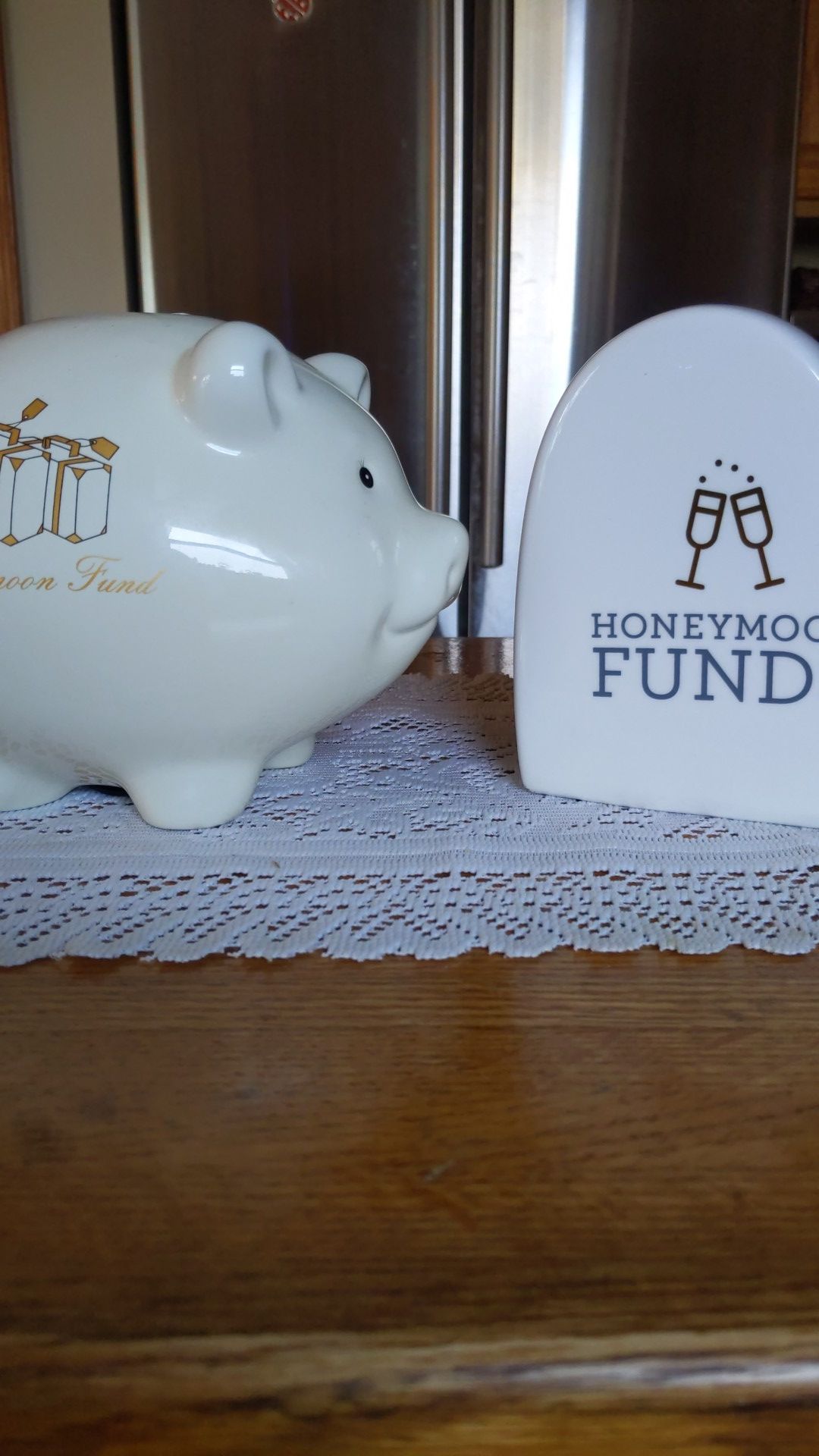 Russ Honeymoon "Fund" Ceramic Banks