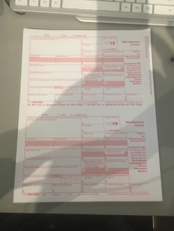 2019 1099 form