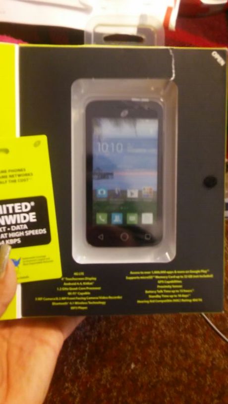 New inbox:Touch screen straight talk phone