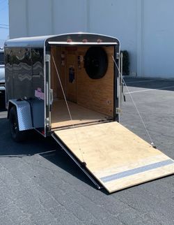 Enclosed Cargo Trailer with Ramp
